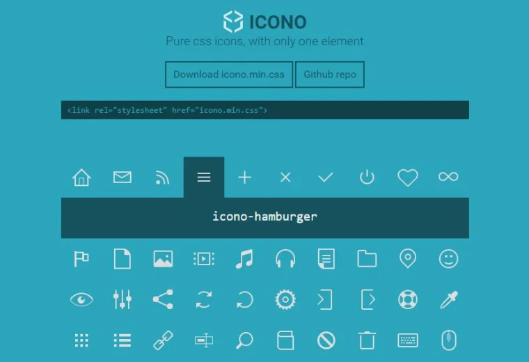 icones em puro css para baixar