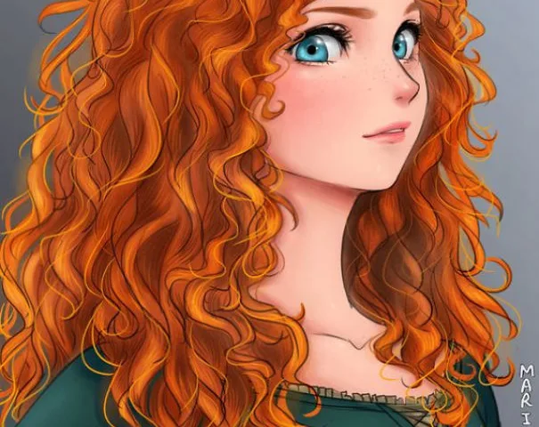 Princesas da Disney recriadas em mangá (7)