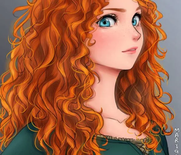 Princesas da Disney recriadas em mangá (7)