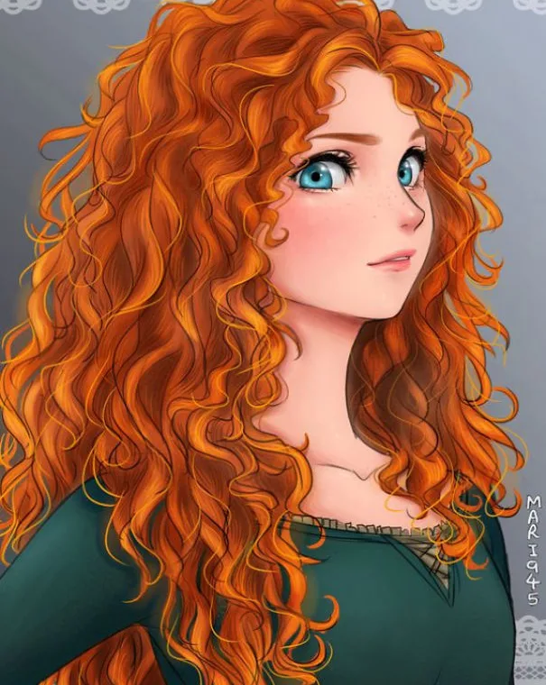 Princesas da Disney recriadas em mangá (7)