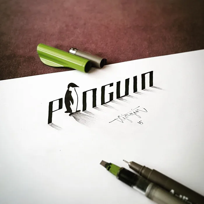 Tipografias ilustradas em 3D (9)