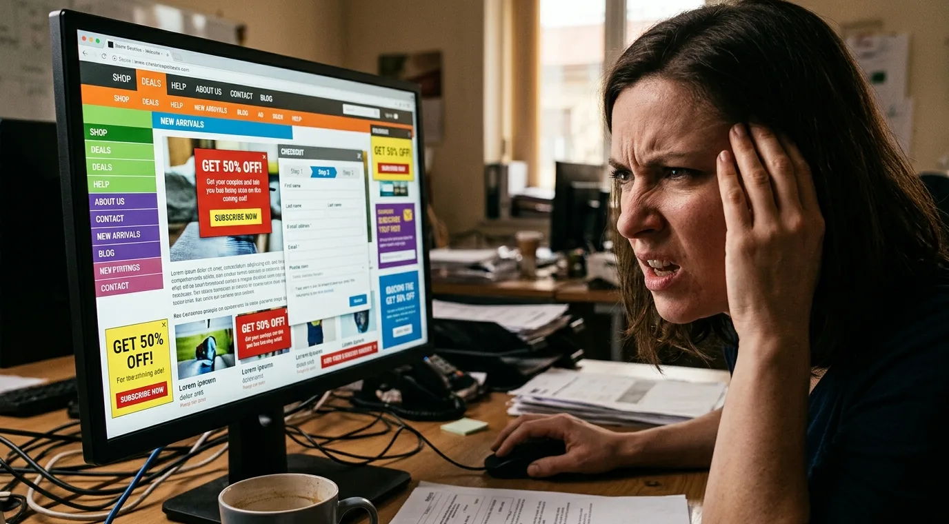 Erros de Web Design que Comprometem a Experiência do Usuário