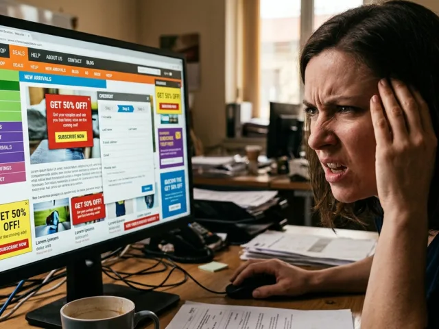 Erros de Web Design que Comprometem a Experiência do Usuário