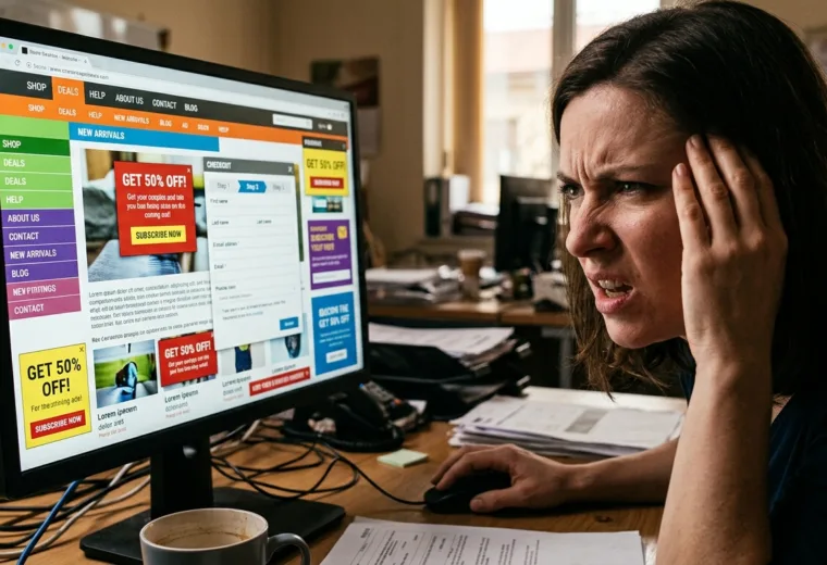 Erros de Web Design que Comprometem a Experiência do Usuário