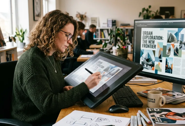 IA Revoluciona o Design Gráfico Editorial Exemplos Práticos