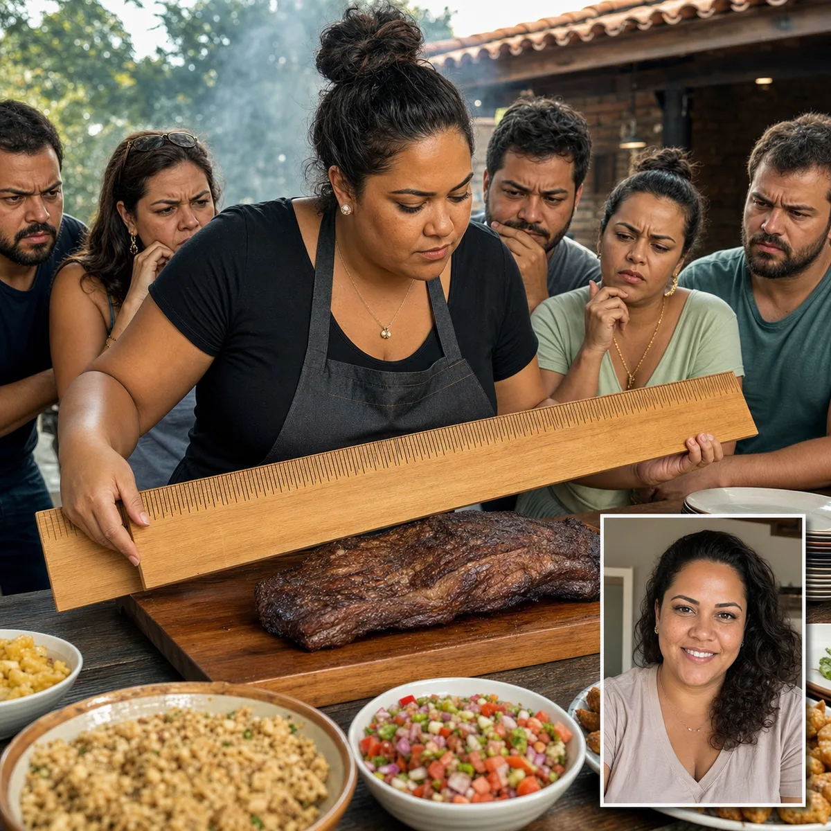 a medição oficial da carne criado com IA