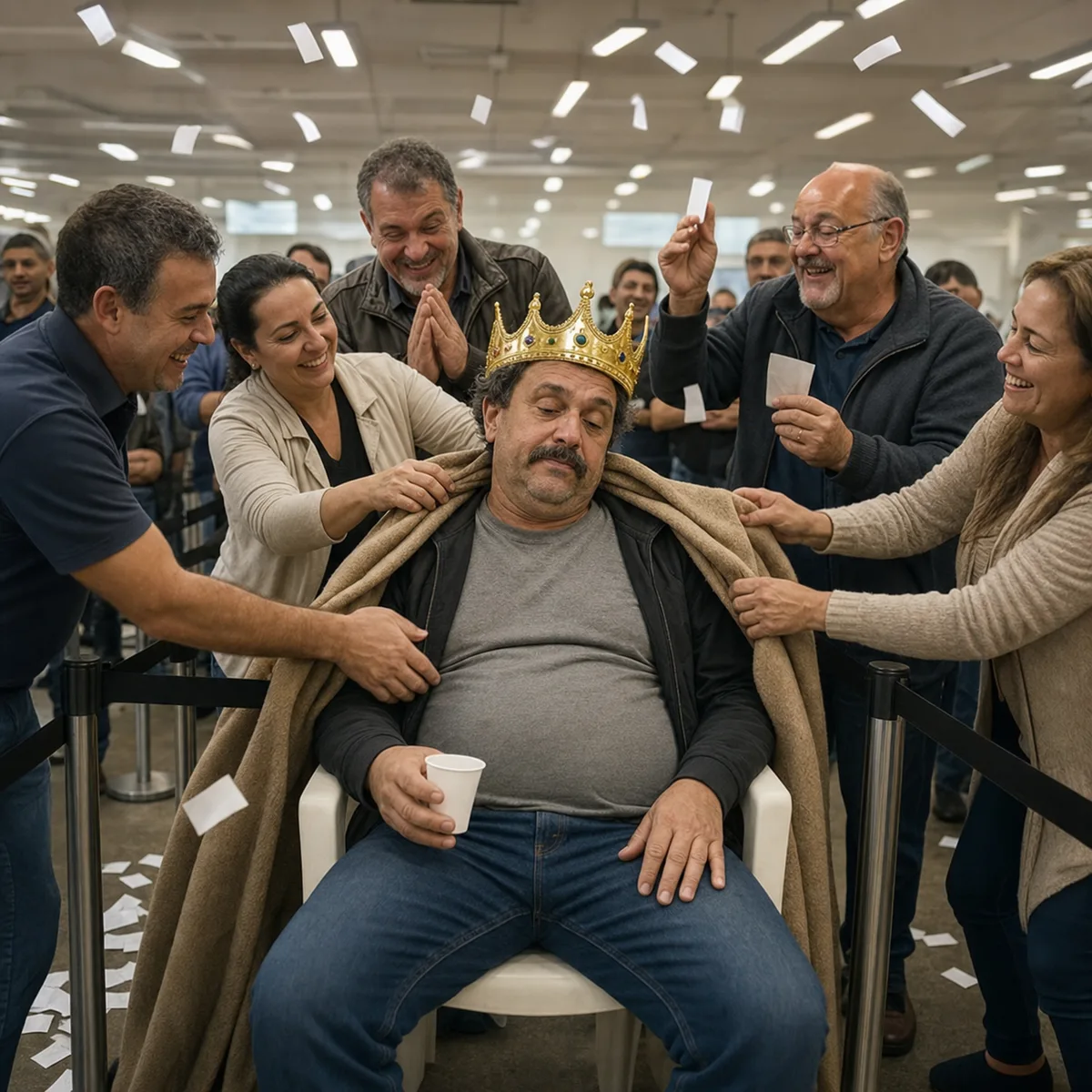 o rei da espera criado com IA
