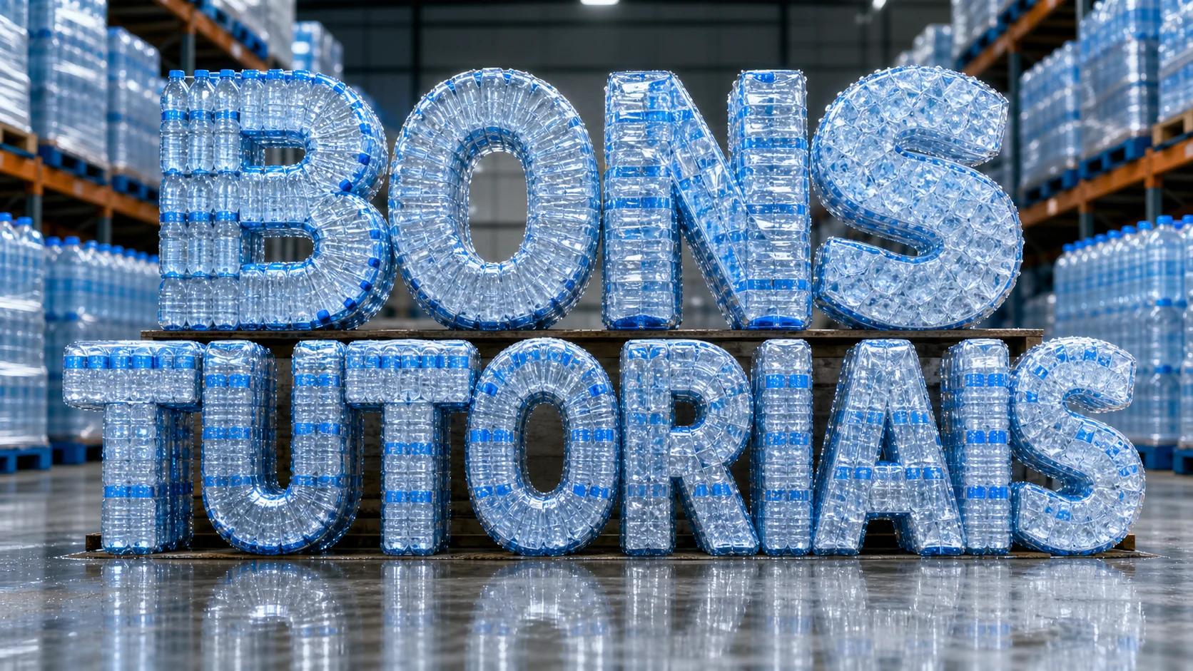 efeito de texto com água e gelo para distribuidoras de bebidas