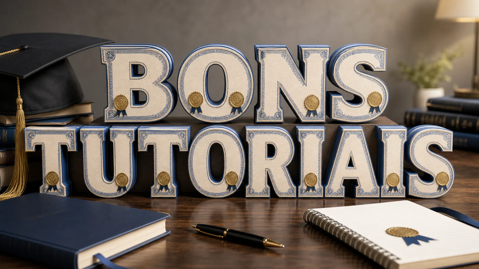 efeito de texto com certificado profissional criado com IA