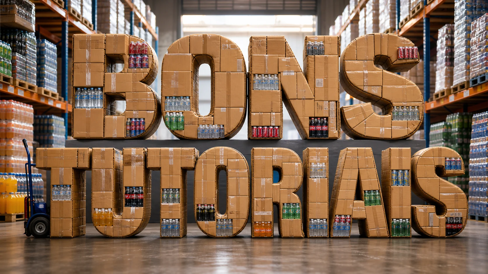 efeito de texto estilo delivery para distribuidoras de bebidas