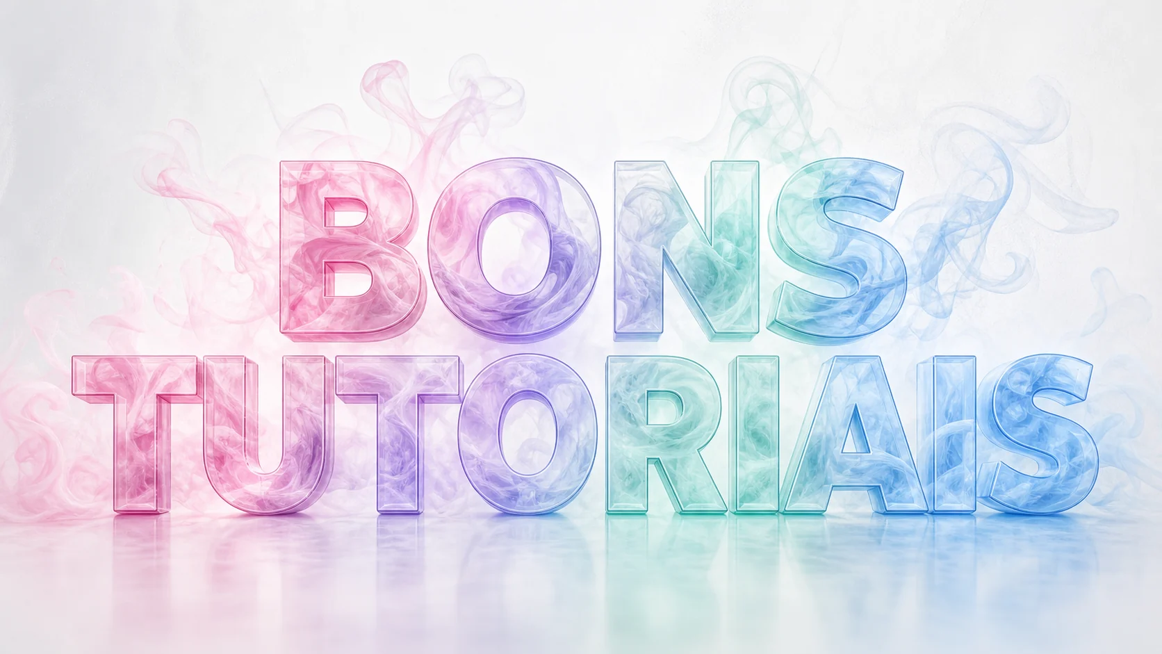 efeito de texto com fumaça pastel suave gerado por IA
