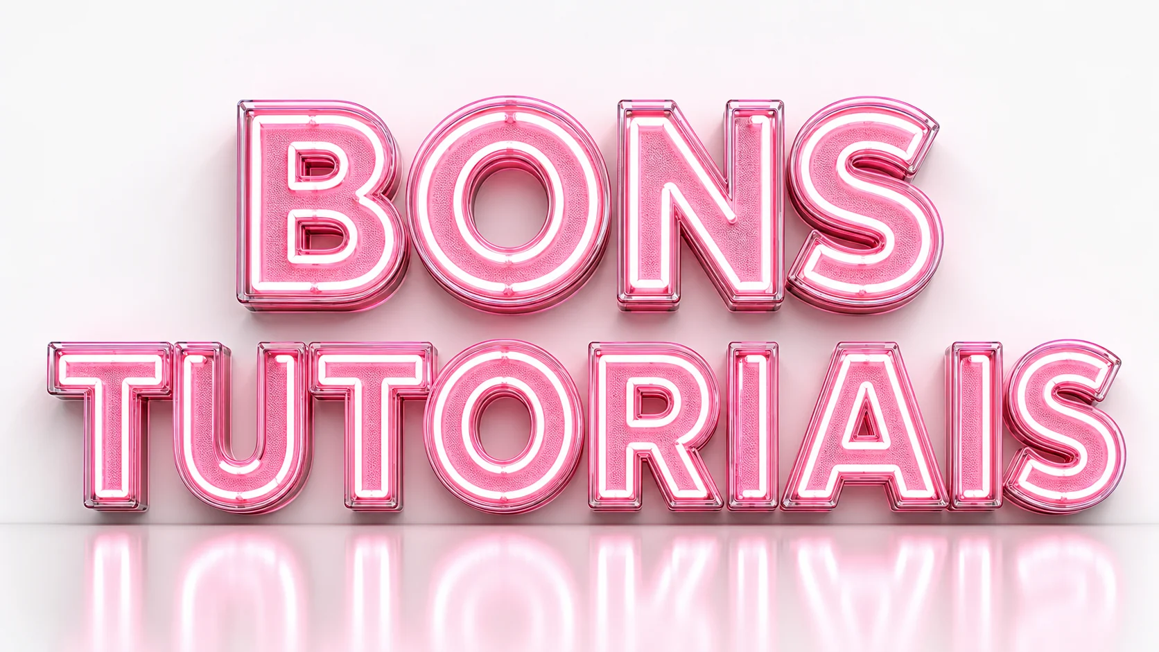 efeito de texto neon para vitrine de loja de roupas
