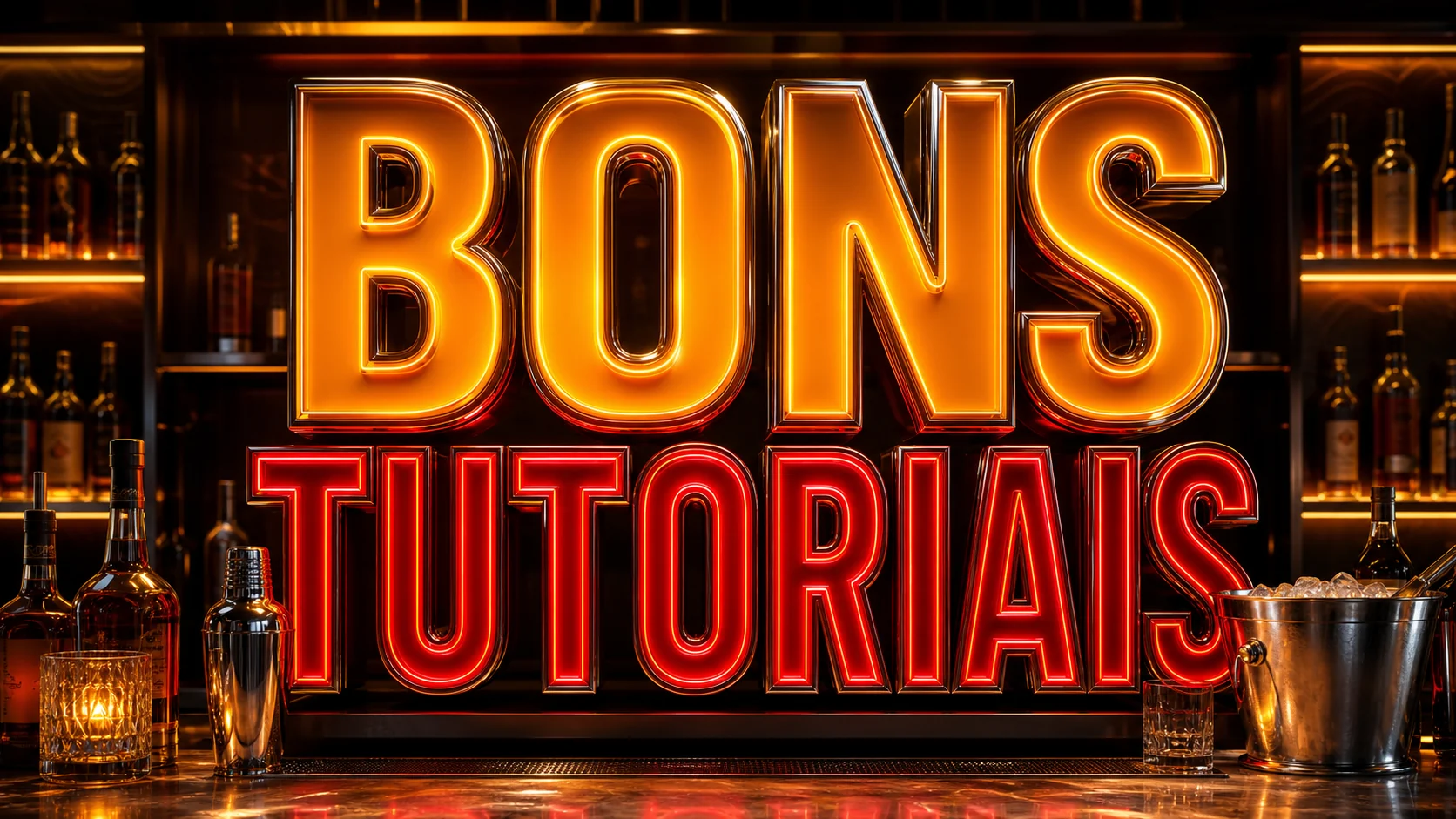 efeito de texto neon para adegas