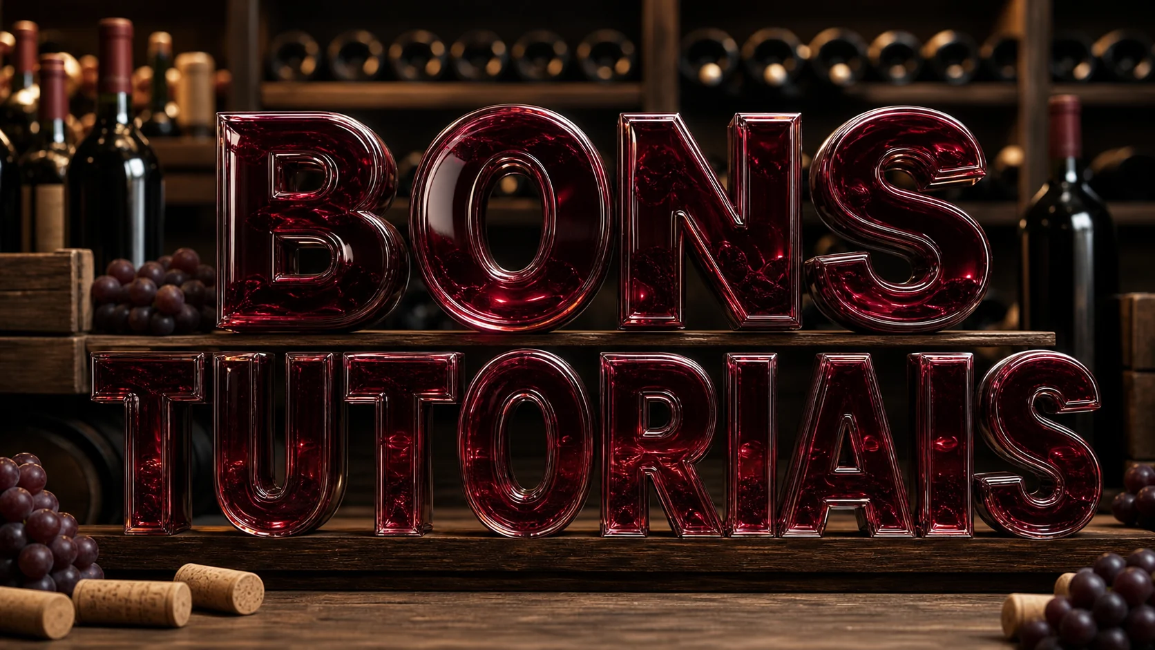 efeito de texto com vinho tinto para adegas