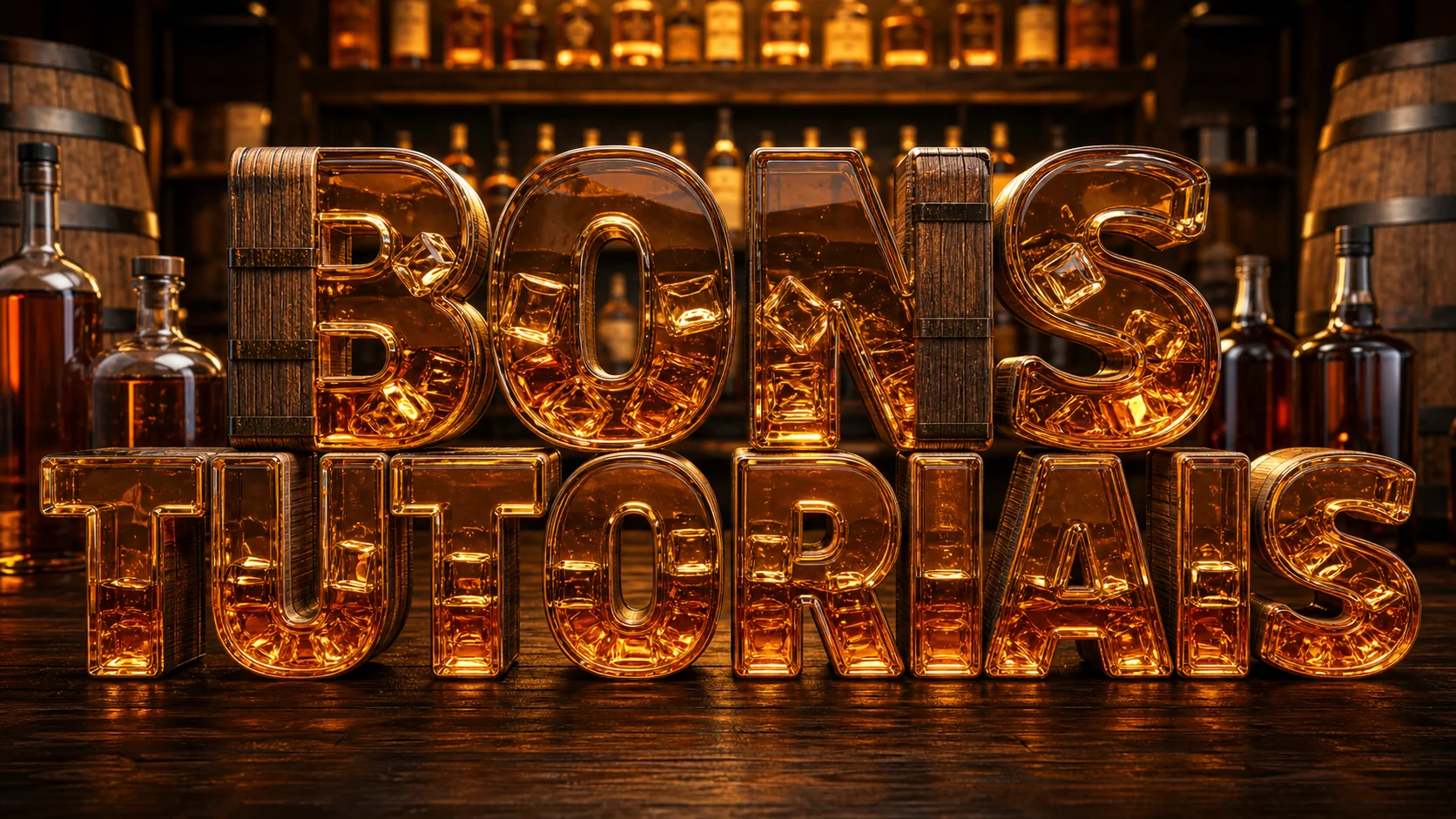 efeito de texto com whisky premium para adegas