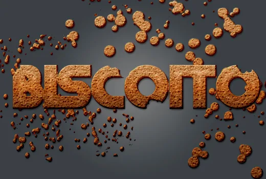 Aprenda a fazer um efeito de texto no estilo de biscoito fácil e rápido no Photoshop.
