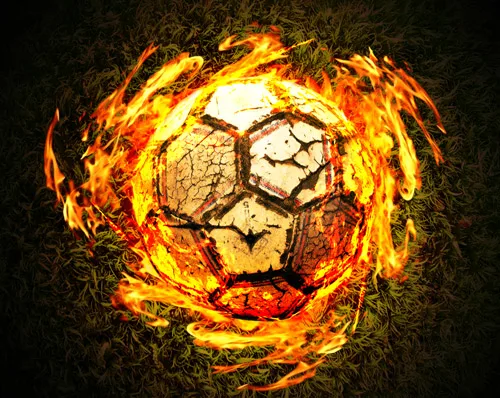 Resultado final bola de futebol