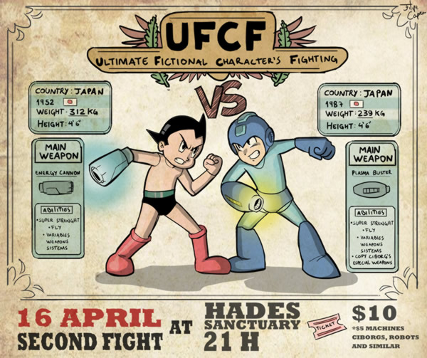 Personagens dos quadrinhos e ficticios combatem em um torneio eletrizante nas ilustrações de Felipe Capra (4)
