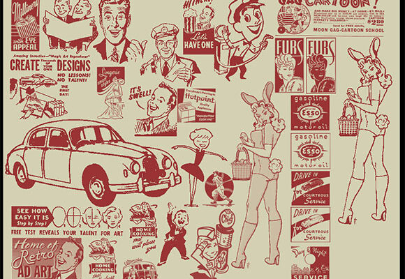 Brushes para Phtoshop estilo retro e vintage para download, site de design bons tutoriais (3)