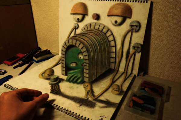 Nagai Hideyuki e seus desenhos 3d que rodaram o mundo (15)