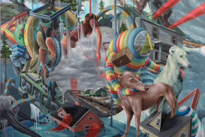 Arte surrealista de Pat Perry, a arte que comina o mundo natural com o mundo urbano (1)