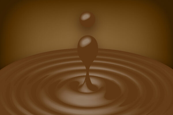 Aprenda a fazer um efeito 3D de um pingo de chocolate no Illustrator de uma forma bem fácil