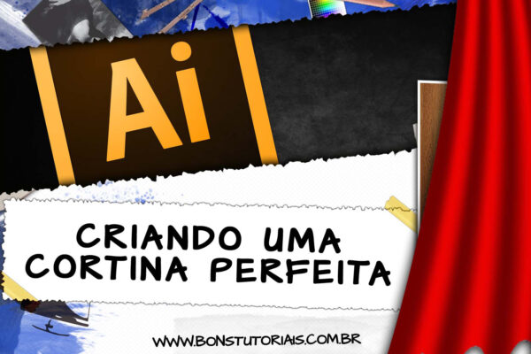 dicas nesta vídeo aula para criar uma cortina no Illustrator, ou até uma capa