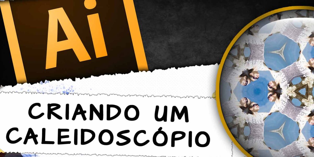aprenda nesta vídeo aula como criar um belo caleidoscópio com o Illustrator