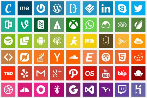 Coleção imensa de ícones em flat design para dowload gratuíto (1)