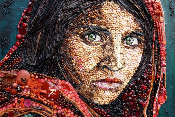 Pinturas recriadas por Jane Parkins com plástico (6)