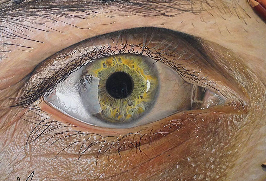 Desenhos realistas de olhos super criativos (2)