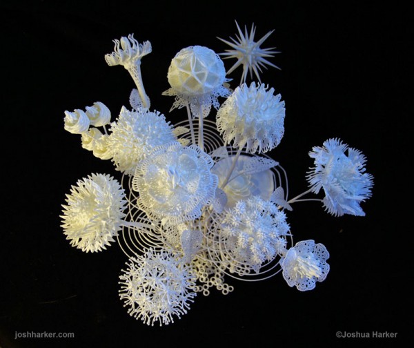Flores criativas impressas em impressoras 3D (2)
