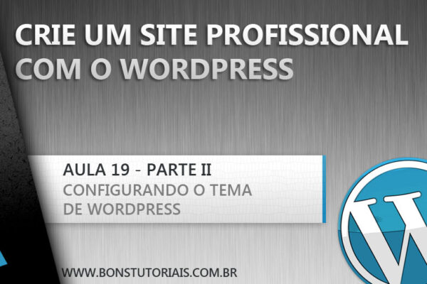 Como configurar meu tema de wordpress