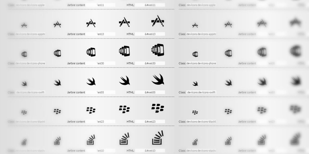 Devicons, ícones em svg para utilizar em seu site (2)