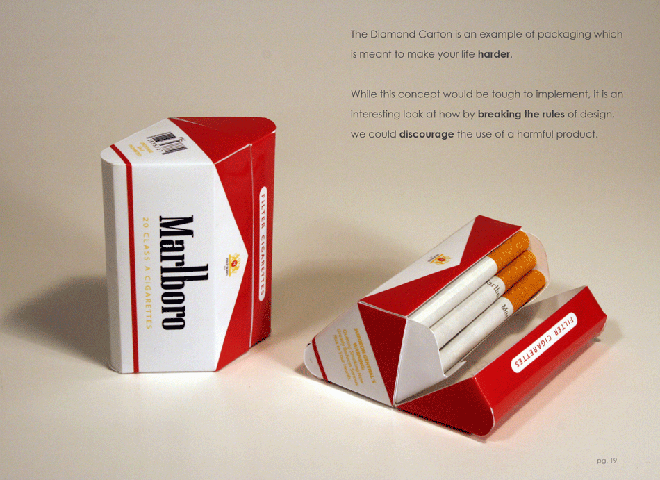 Criando uma embalagem perfeita para barrar o consumo e irritar os fumantes, projeto de Erik Askin (19)