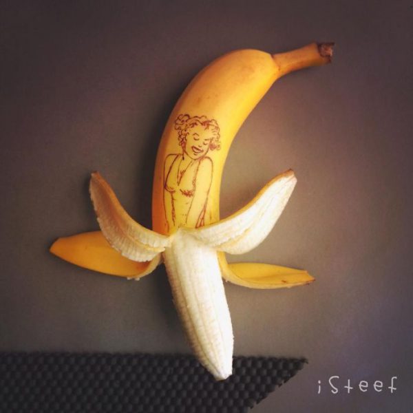 Bananas esculpidas e criativas (10)