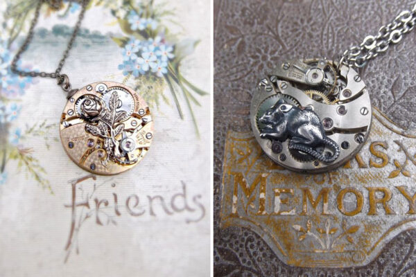 Jóias feitas de peças de relógios antigos (5)