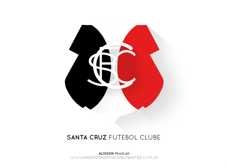 Santa Cruz - Escudo Minimalista