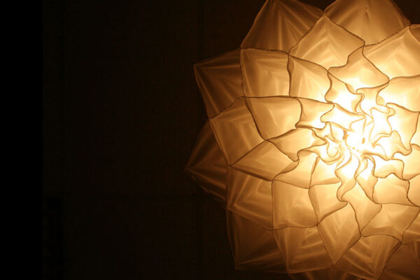 Lustres criativos e com design de flores (1)