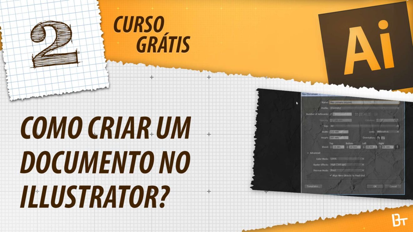 Como Criar Um Documento No Ilustrator Aula 02