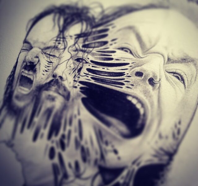 Desenhos rico em detalhes feito à caneta (9)