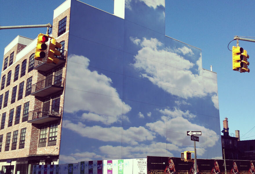 Pinturas lindas no céu em artes urbanas (2)