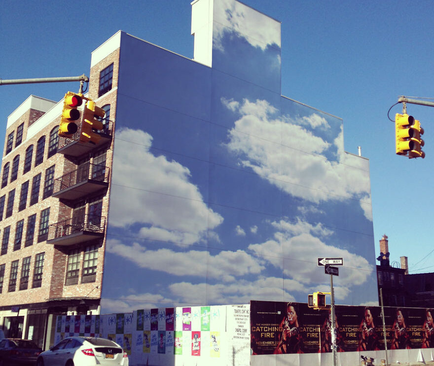 Pinturas lindas no céu em artes urbanas (2)
