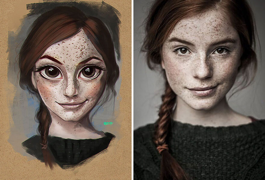 Ilustrações criativas inspirada em pessoas aleatórias (8)