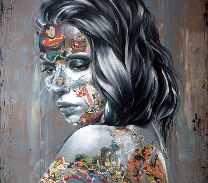 Desenhos e ilustrações de quadrinhos em rostos femininos (5)