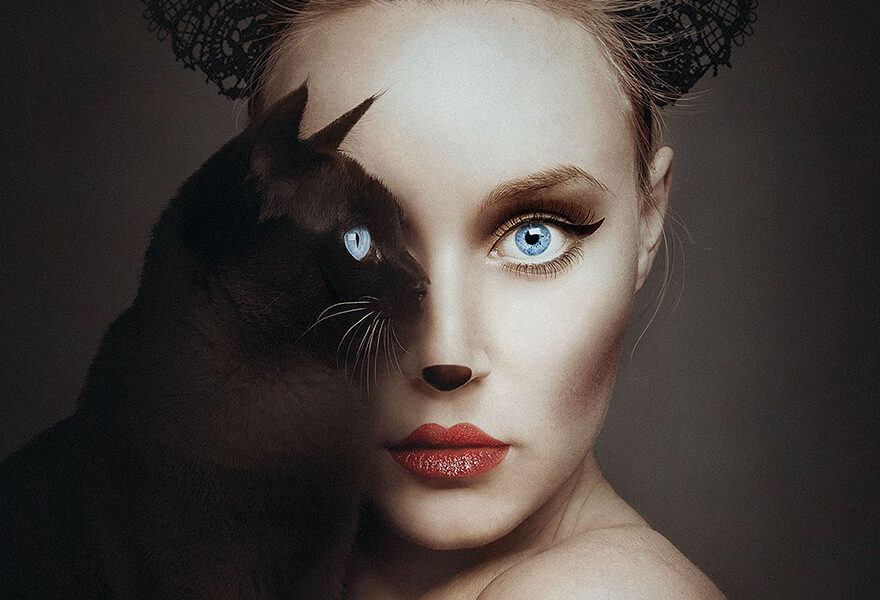 Fotografias criativas de humanos e animais (1)