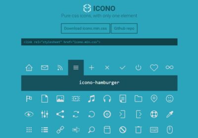 icones em puro css para baixar