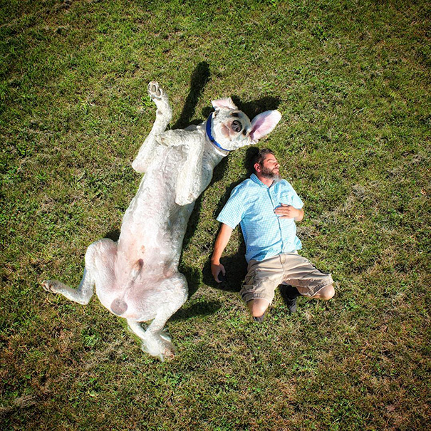Fotógrafo e seu cachorro em fotos criativas (12)