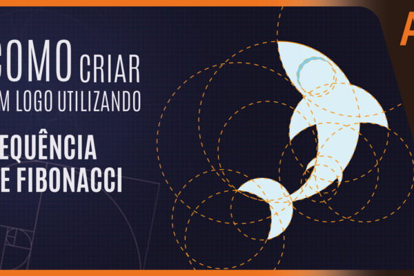 passo a passo criação de logo no illustrator com proporção áurea baseado em Leonardo Fibonacci