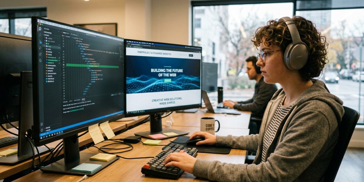 Como a IA Transformará a Criação de Sites em 2026